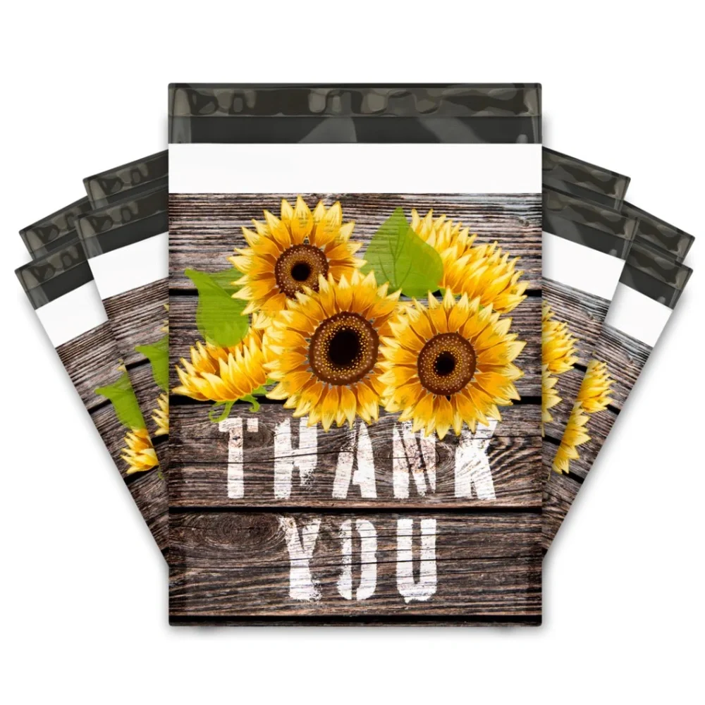 LAST SET!🌻18 Sunflower Thank you Poly Mailer
